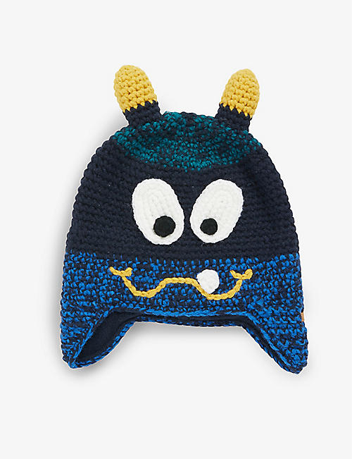 BARTS AL: Monster embroidered knitted beanie