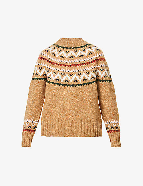 BARBOUR: Langford wool, recycled-wool and recycled-polyamide jumper