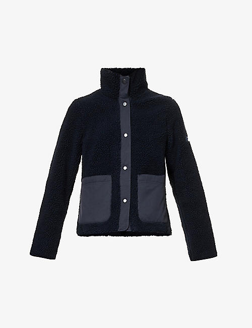 BARBOUR: Netley recycled-polyester fleece jacket