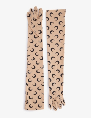 MARINE SERRE - Moon-print recycled-polyamide and recycled