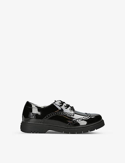 LELLI KELLY: Florence patent leather Derby shoes 9-10 years