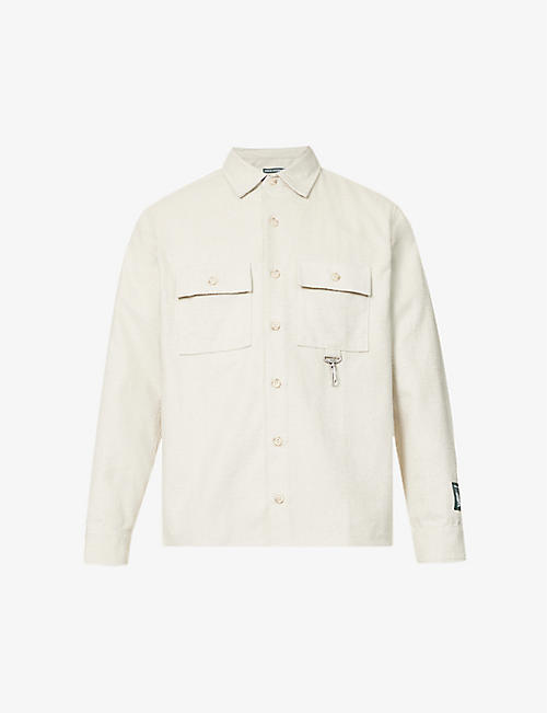 REESE COOPER: Flap-pocket relaxed-fit cotton shirt