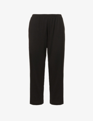 SKIN CARLYN RELAXED-FIT MID-RISE ORGANIC-COTTON PYJAMA BOTTOMS