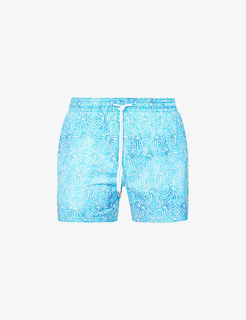 VILEBREQUIN: Morise brand-embroidered swim shorts