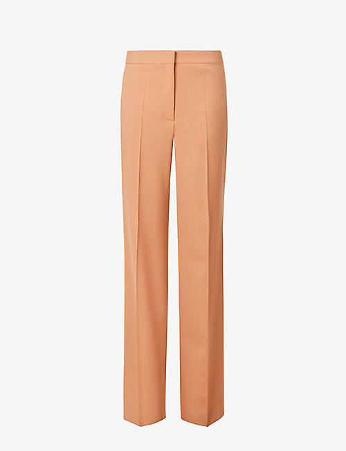 STELLA MCCARTNEY: Straight-leg high-rise wool trousers