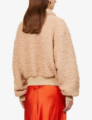 STELLA MCCARTNEY Relaxed-fit boucle-weave wool-blend jacket