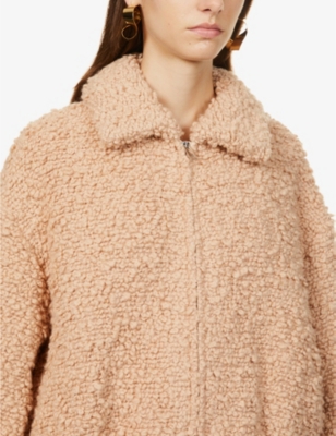 STELLA MCCARTNEY Relaxed-fit boucle-weave wool-blend jacket