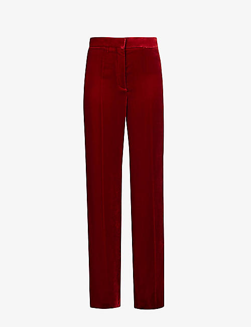 STELLA MCCARTNEY: Straight-leg high-rise woven trousers