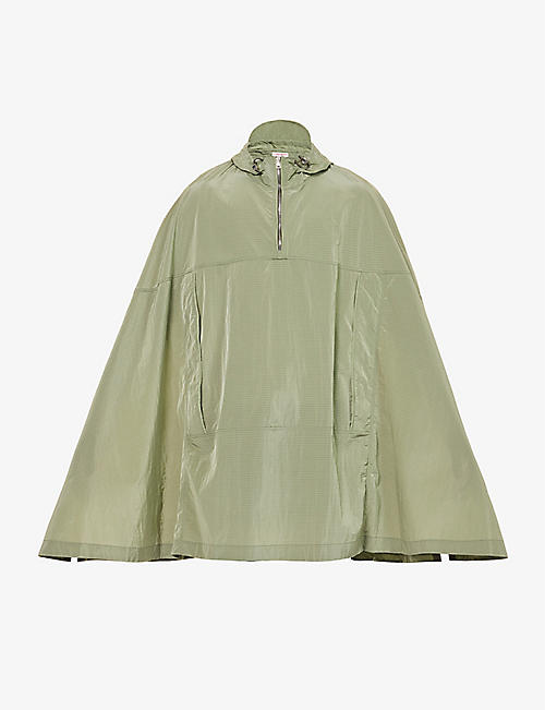 ORLEBAR BROWN: Rennick high-neck A-line shell cape jacket