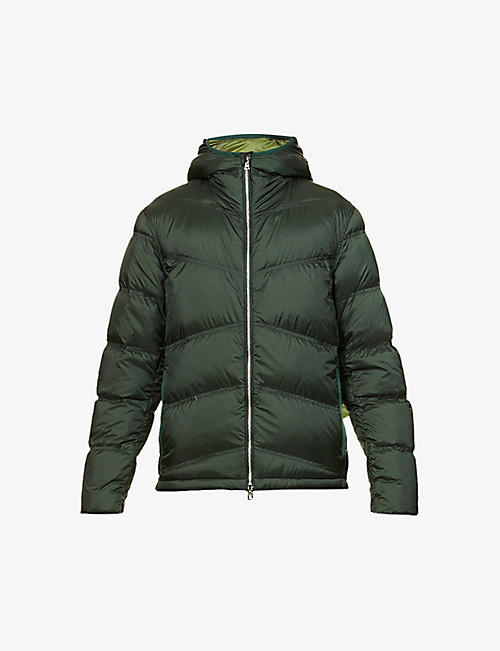 ORLEBAR BROWN: Karoo quilted padded shell hooded jacket