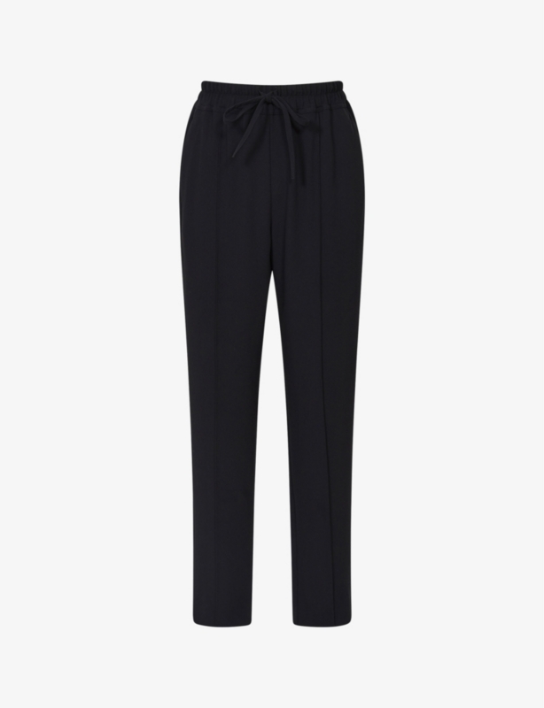 Hailey drawstring-waist tapered-leg recycled polyester-blend trousers