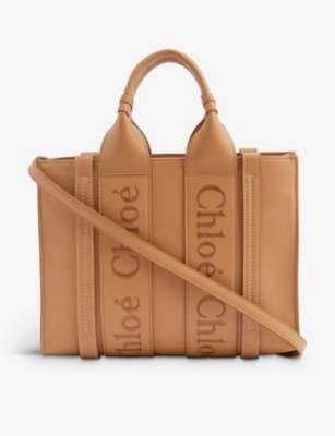 Chloe Women's Woody Medium Leather Tote Bag