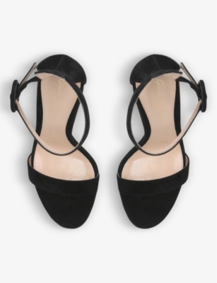 GIANVITO ROSSI Portofino open-toe suede heeled sandals