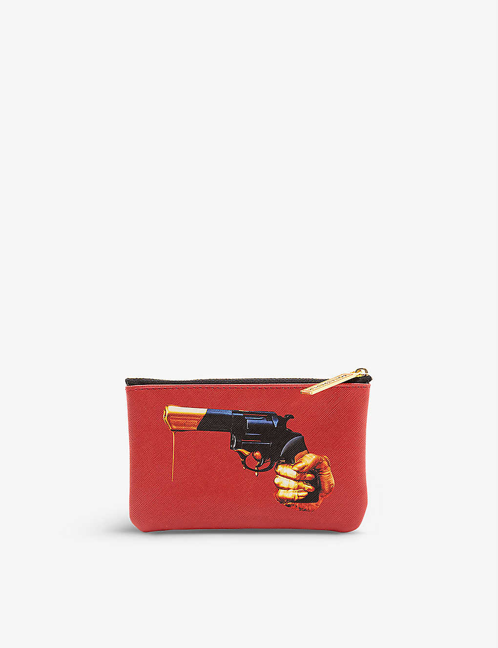 Seletti Wears Toiletpaper Revolver Faux-leather Coin Bag