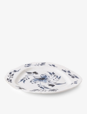 SELETTI: Diesel Living with Seletti Classics on Acid English Delft Porcelain Dinner Plate 28cm