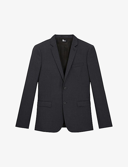 THE KOOPLES: Single-breasted slim-fit wool suit jacket