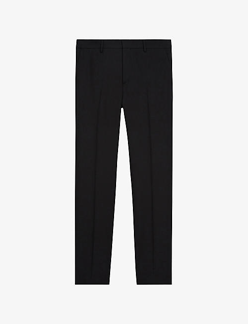 THE KOOPLES: Slim-fit straight-leg wool suit trousers