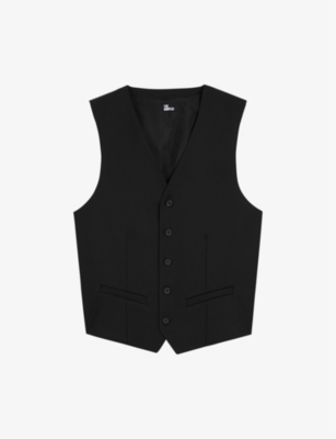 THE KOOPLES: Darted-front slim-fit wool waistcoat