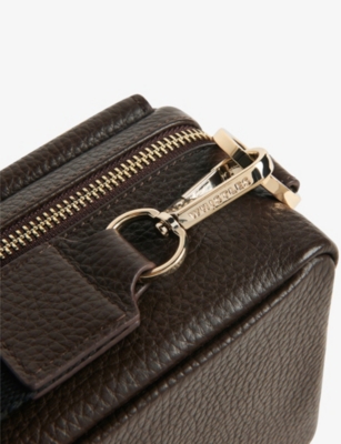 Whistles Womens Brown Bibi Pebbled-leather Cross-body Bag In Brown