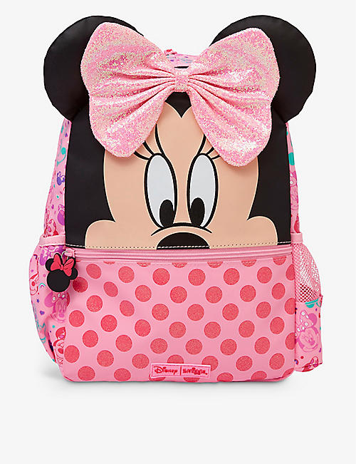 SMIGGLE: Smiggle x Disney Minnie Mouse Junior Hoodie woven backpack