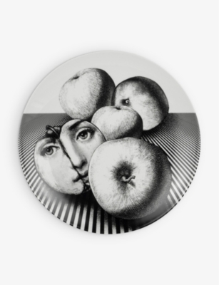 FORNASETTI: Tema e Variazioni no.390 porcelain wall plate 26cm