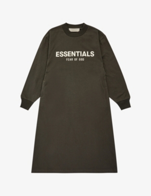 FOG X ESSENTIALS Kids ESSENTIALS relaxed-fit cotton-jersey dress 2-16 years