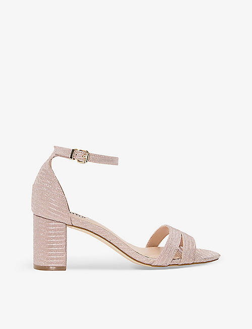 DUNE: Maine reptile-effect faux-leather sandals