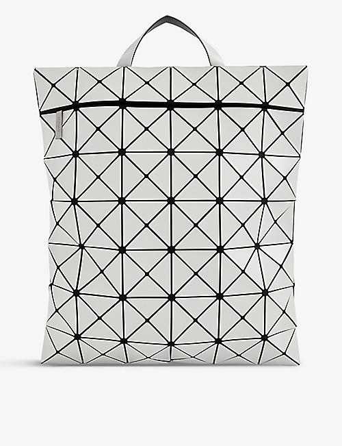 BAO BAO ISSEY MIYAKE: Flat Pack geometric-pattern PVC backpack