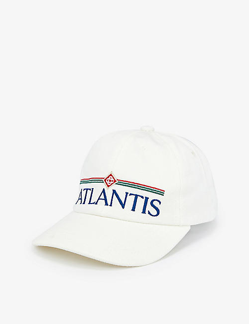 CASABLANCA: Atlantis brand-embroidered cotton-twill baseball cap