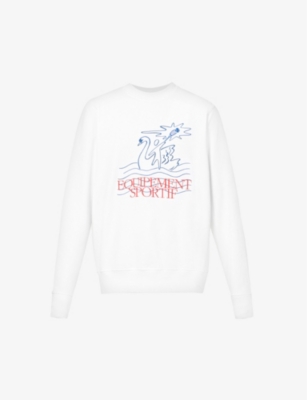 Equipment Sportif brand-embroidered organic-cotton jersey sweatshirt
