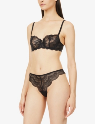 Reve lace half-cup bra
