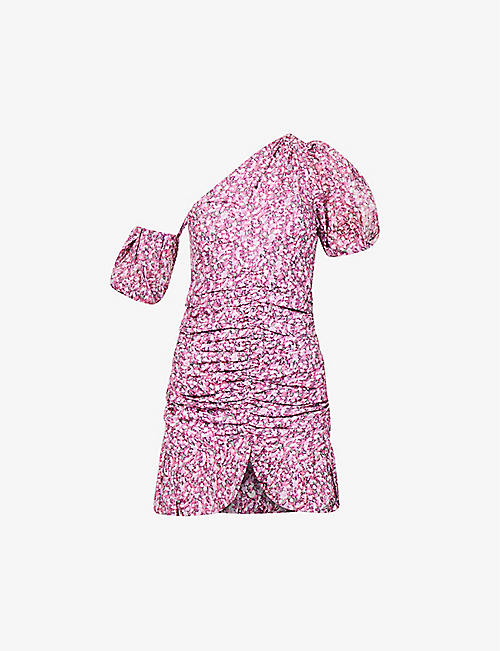 ISABEL MARANT ETOILE: Lecia graphic-print cotton mini dress