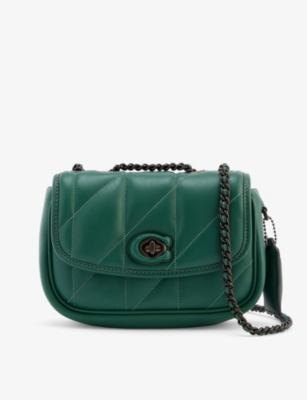 Coach Quilted Pillow Madison Shoulder Bag 18 - Dark Pine