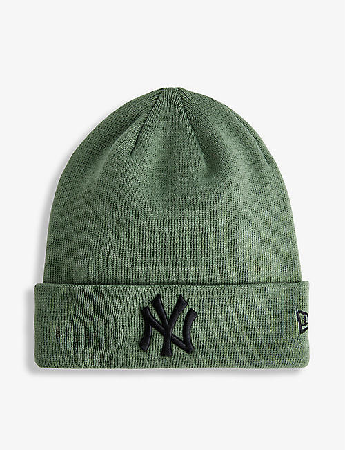NEW ERA: New York Yankees logo-embroidered woven-knit beanie