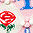 Pink Rose  Blue Planes - icon