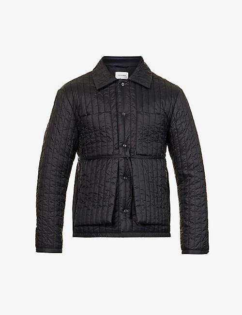 CRAIG GREEN: Quilted belted shell worker jacket