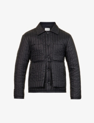 CRAIG GREEN QUILTED BELTED SHELL WORKER JACKET