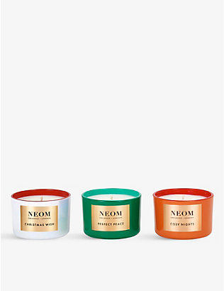 NEOM: The Winter Wellbeing Wonders scented candle gift set