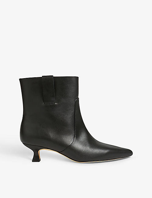 LK BENNETT: Rowan western-style leather ankle boots