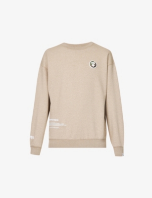 Logo-appliqué relaxed-fit cotton-blend sweatshirt