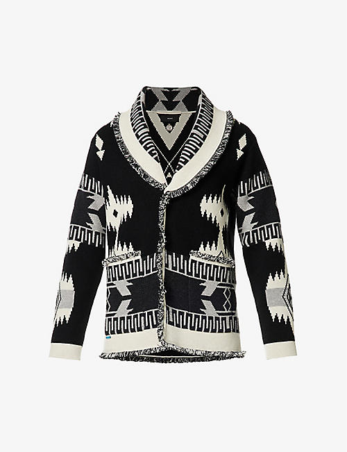 ALANUI: Icon abstract-pattern cashmere cardigan