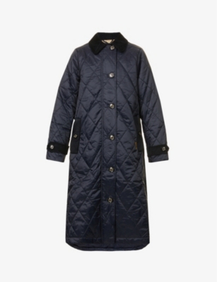 BARBOUR Silwick quilted shell coat Selfridges