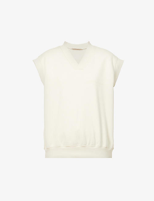 FOG X ESSENTIALS: ESSENTIALS brand-appliqué cotton-blend sweatshirt
