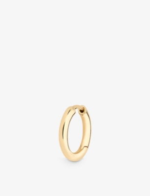 MARIA BLACK: Marco 10 18ct yellow-gold plated sterling-silver huggie