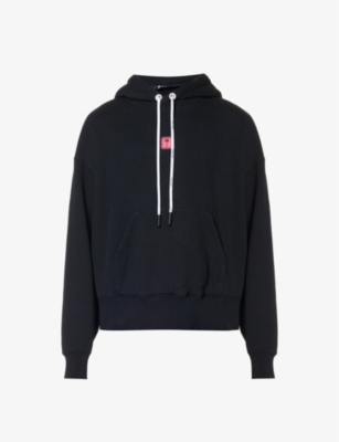 PXP logo-appliqué oversized fit cotton-jersey hoody