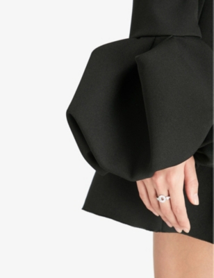 BVLGARI: Bvlgari Bvlgari 18ct white-gold and pavé diamonds ring