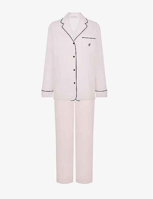 AGENT PROVOCATEUR: Filipa cotton pyjama set