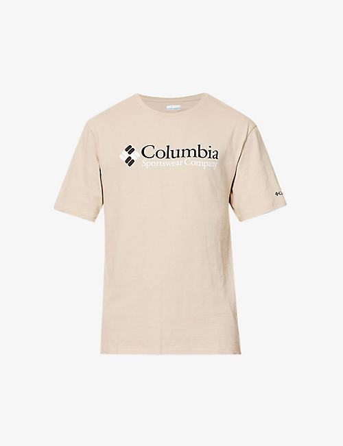 COLUMBIA: 基本款徽标印花有机棉 T 恤