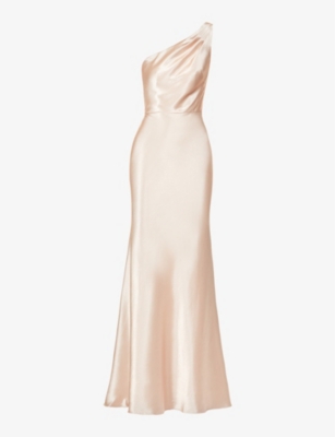 jenny yoo one shoulder bridesmaid dress Jenny Yoo Bridesmaid Dress Issa English Rose