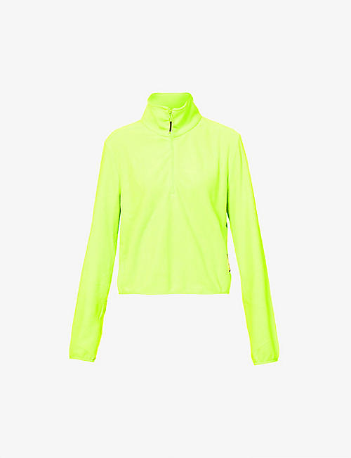 RAINS: Half-zip fleece sweatshirt